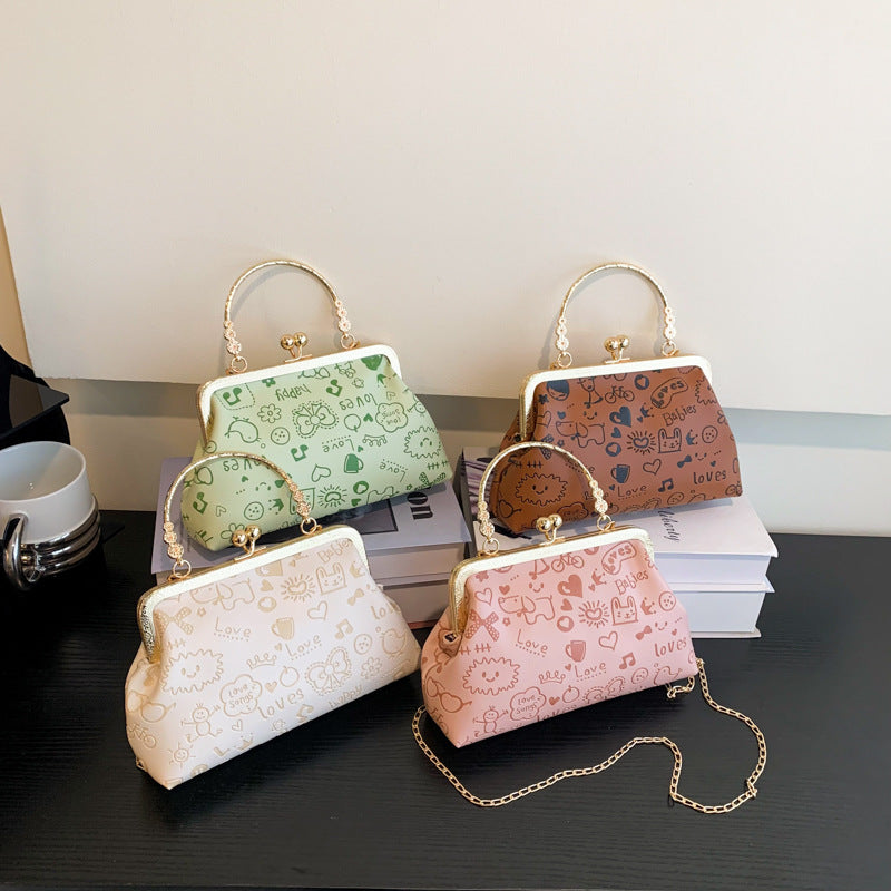 Verspielt Grafik Handtasche