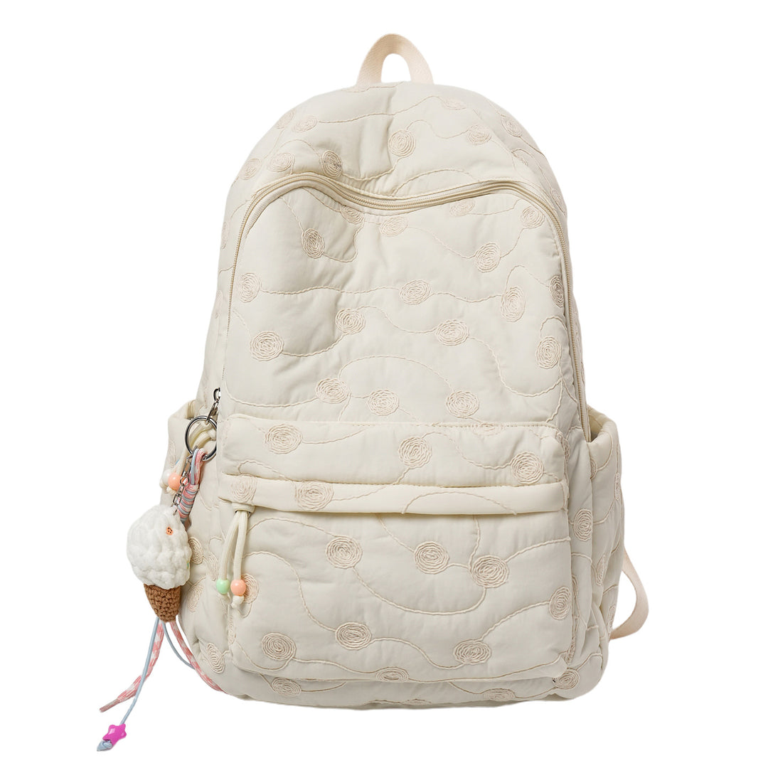 Gepatchter bestickter Rucksack