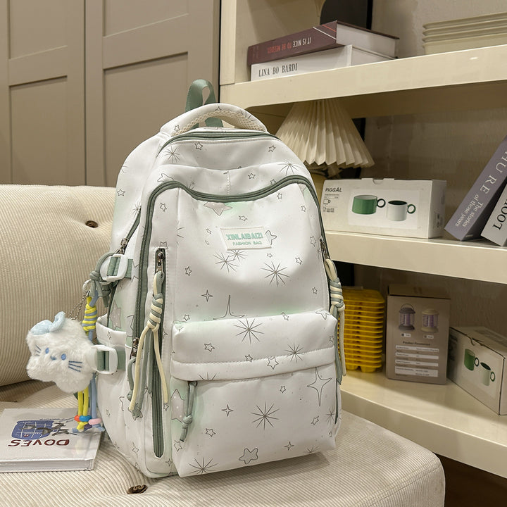 Stilvolle Stern-verzierte Schul-Rucksack Karnz