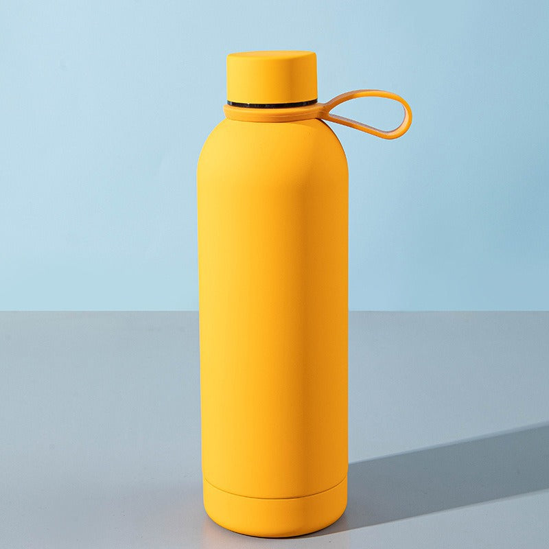 Damen stilvolle Edelstahl-Trinkflasche mit innovativem Verschluss Karnz