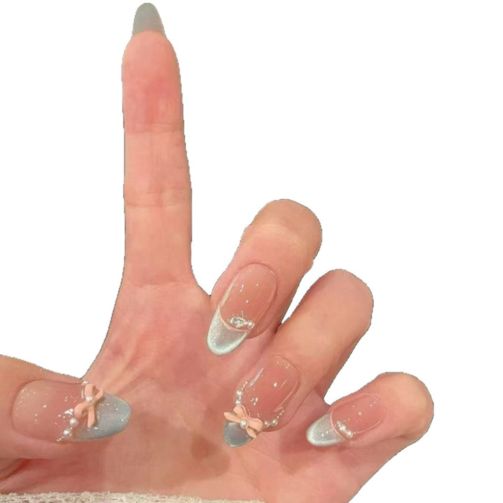 Dekorative Franse Tipp-Nagelerweiterungen