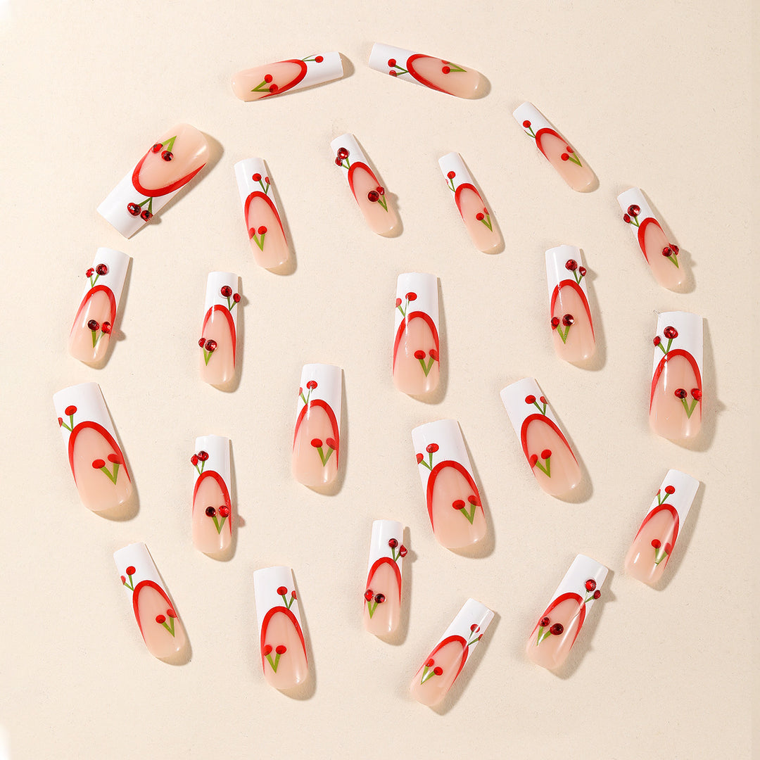 Künstlerische Acryl-Nagelkunstverlängerungen Karnz
