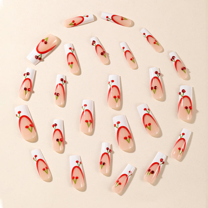 Künstlerische Acryl-Nagelkunstverlängerungen Karnz