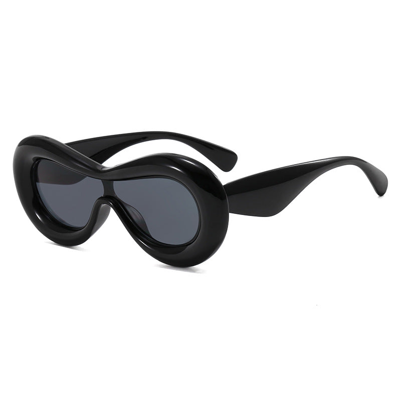 Damen futuristische Design-Sonnenbrille Karnz