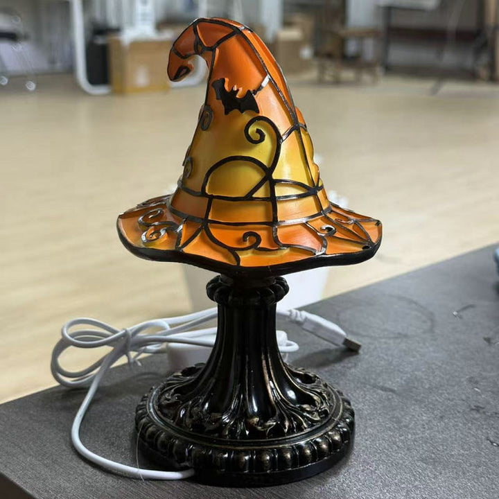 Dekorative Hexenhut Tischlampe Karnz