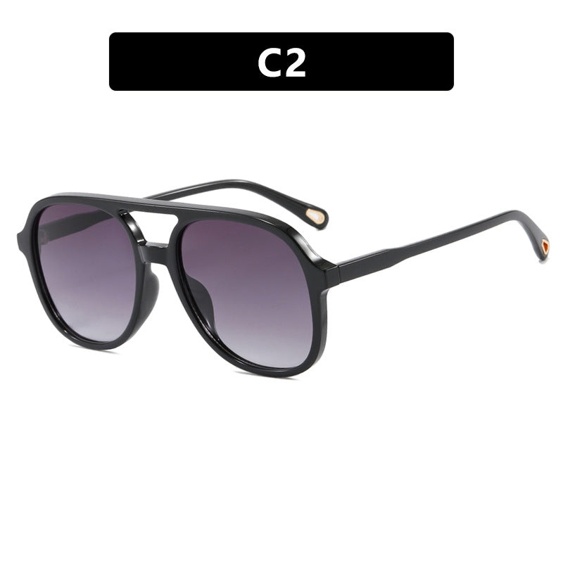 Damen geometrische Sonnenbrille mit luxuriösem Rahmen Karnz