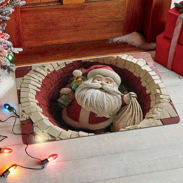 Festliche Santa-Themen Fußmatte