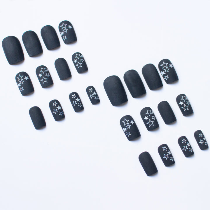 Künstlerisches Sternmuster Nagelkunst Set