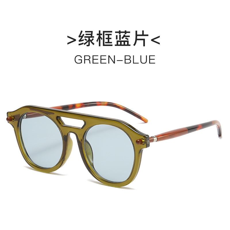 Damen exklusive Sonnenbrille mit auffälligem Schildkrötenmuster und robustem Rahmen Karnz