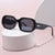 Damen modische geometrische Sonnenbrille mit robustem Design Karnz