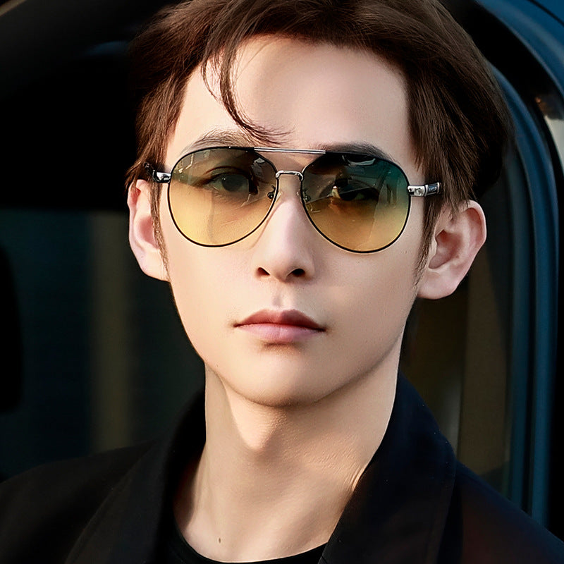 Damen Elegante Piloten-Sonnenbrille mit hochwertigen Polarisationsgläsern Karnz
