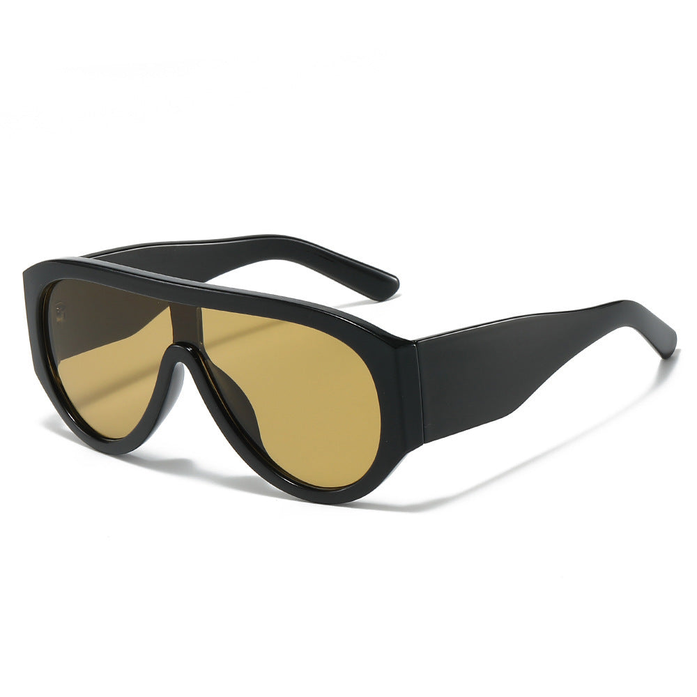 Retro-inspirierte übergroße Sonnenblenden-Sonnenbrille Karnz