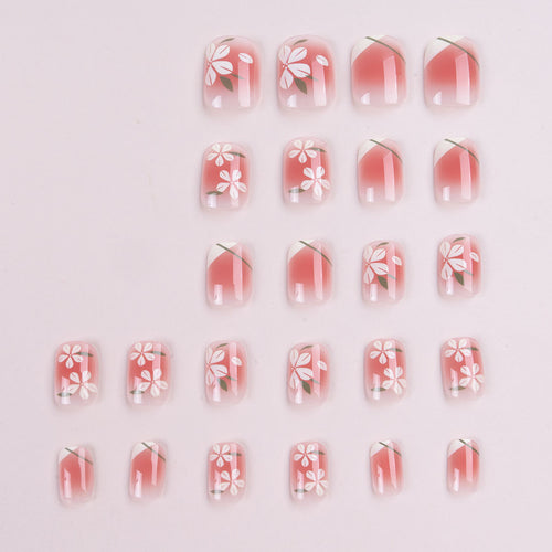Künstlerisches Floral Nagelkunstdesign