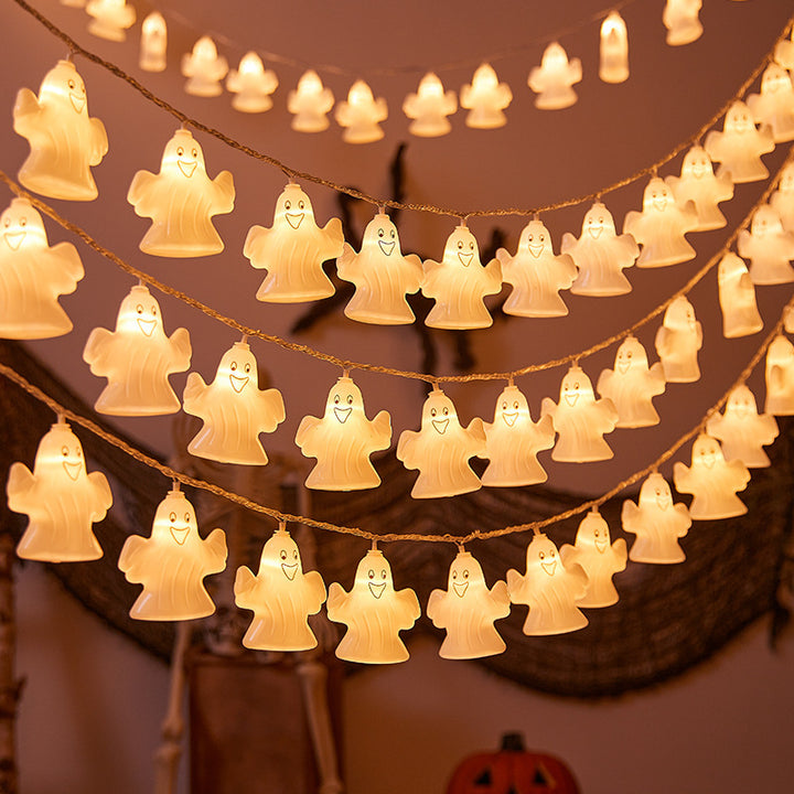 Festliche Geister LED Lichterkette Karnz
