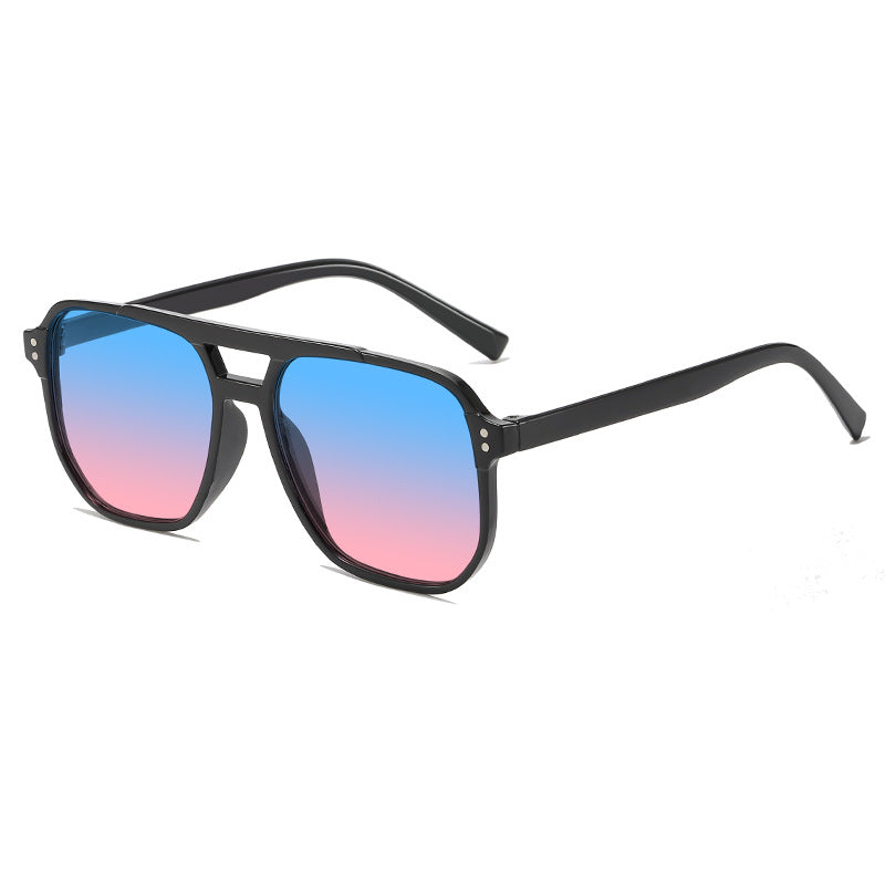 Stylische Breite-Rahmen-Sonnenbrille Karnz