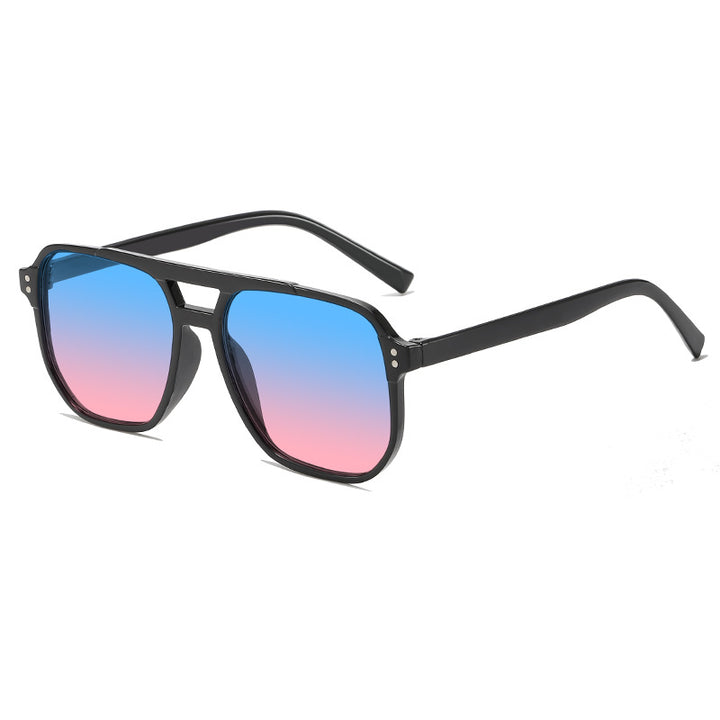 Stylische Breite-Rahmen-Sonnenbrille Karnz
