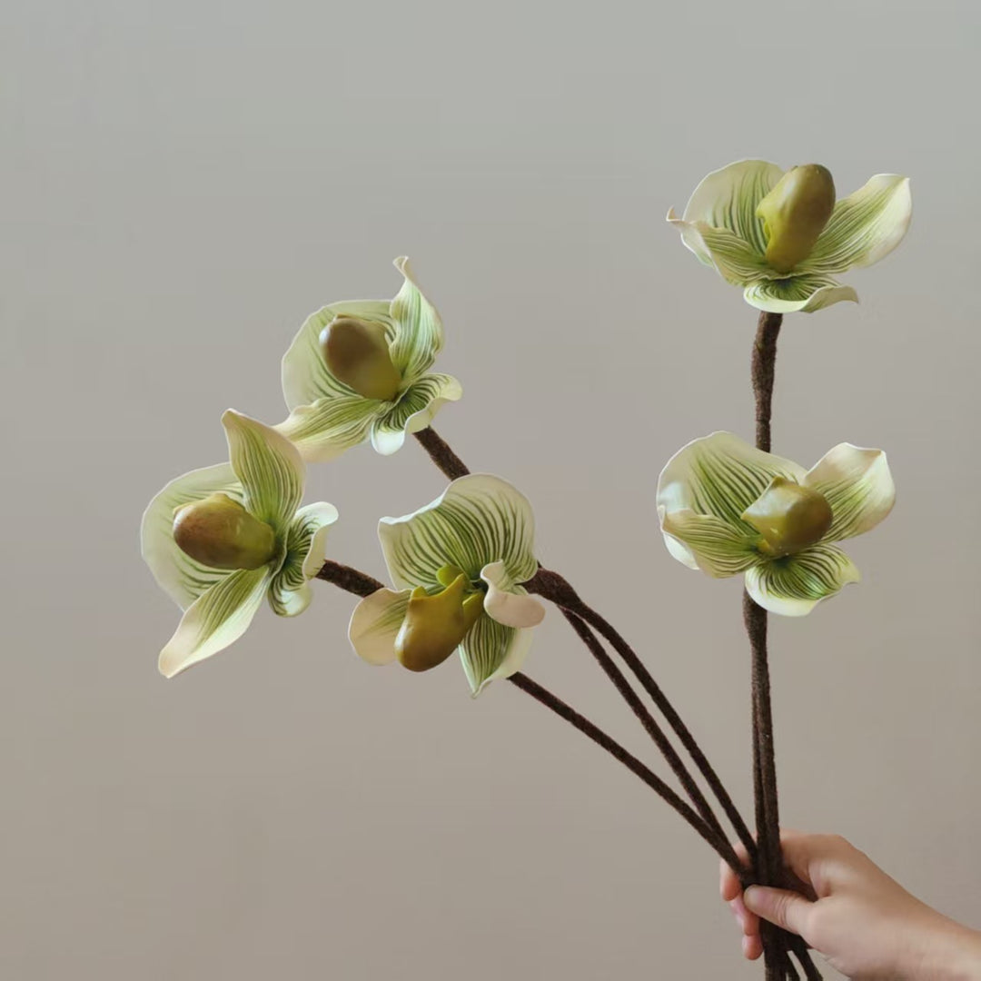 Realistische Orchideenstamm-Vase Dekoration