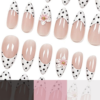 Elegante florale Spitzen-Acrylnagelverstärkungen Karnz