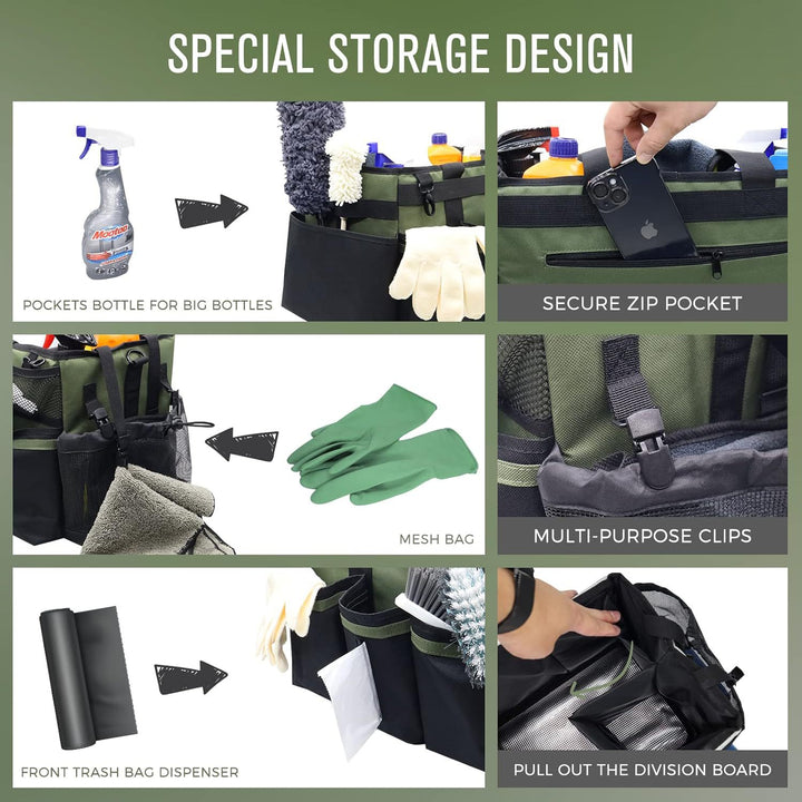 Multifunktionale Organizer-Tasche mit Fächern Karnz