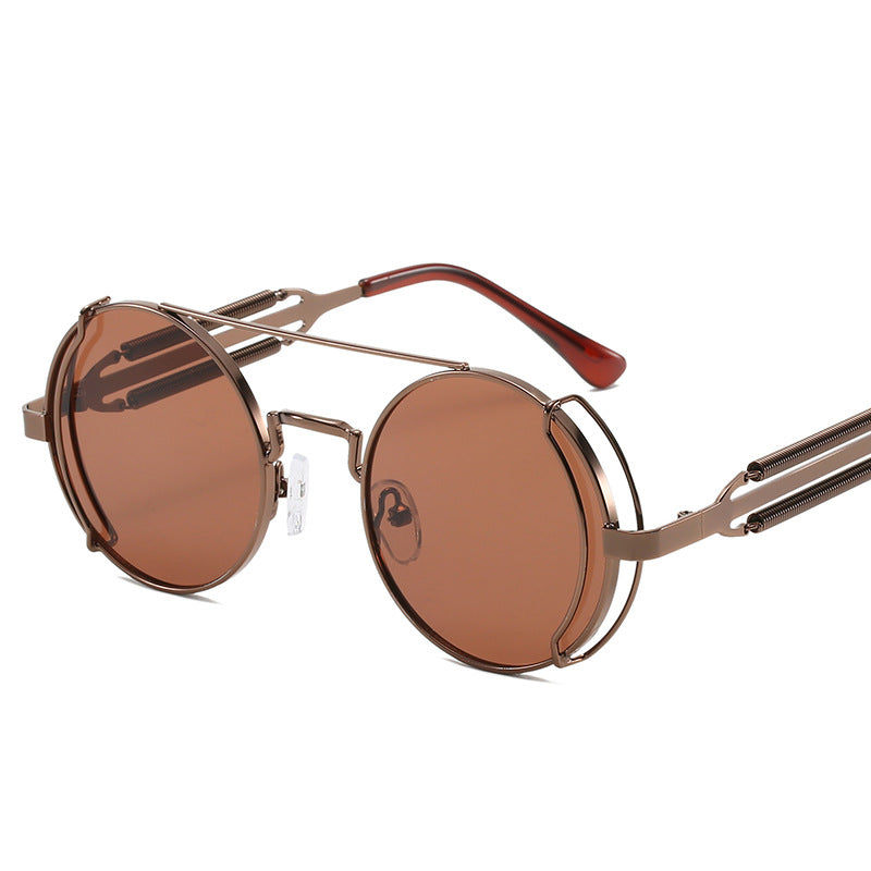 Damen modische Vintage-Sonnenbrille mit innovativem Drahtdesign Karnz