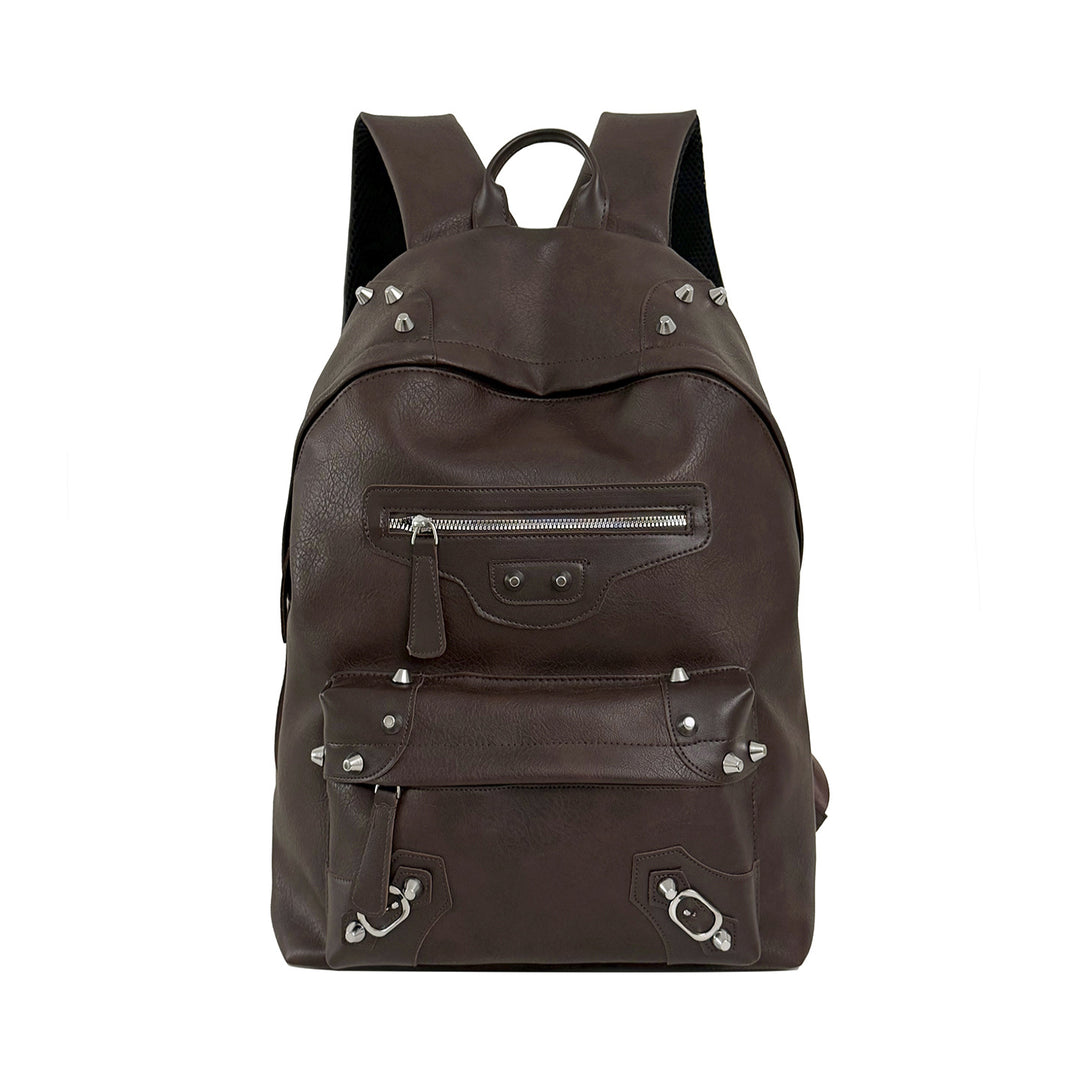 Stylische lässige Leder-Rucksack Karnz