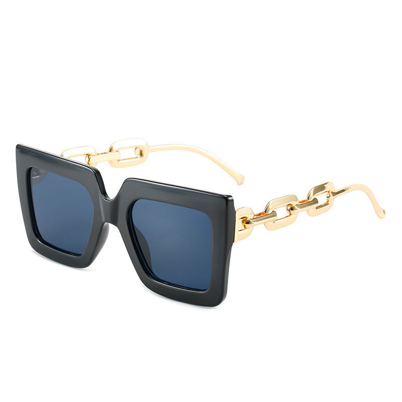 Retro Quadrat Rahmen Sonnenbrille Karnz