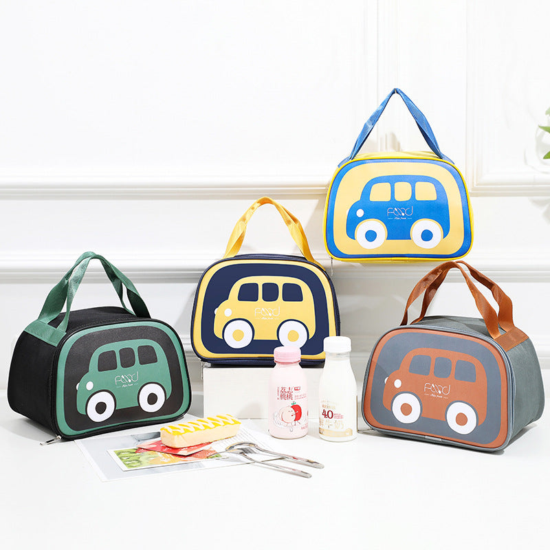 Isolierte Lunchbox mit lustigem Fahrzeugdesign Karnz