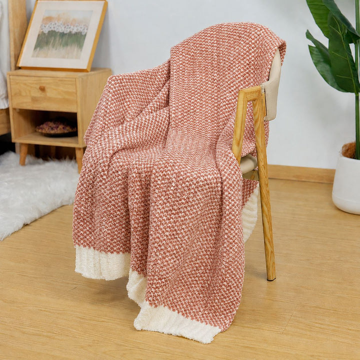 Home Gemütliche Strickdecke