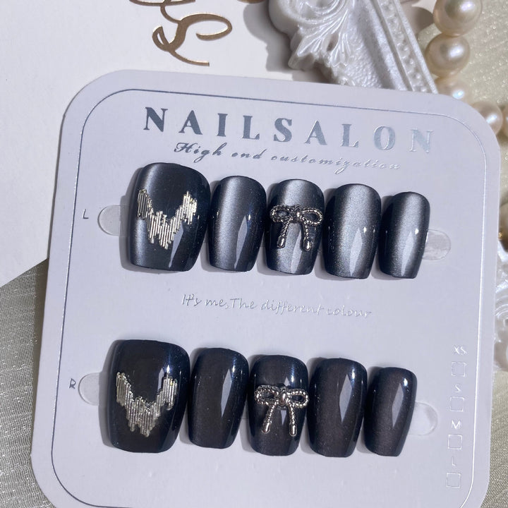 Elegantes Nagelkunst Press-On Set 1790745480