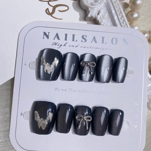 Elegantes Nagelkunst Press-On Set 1790745480