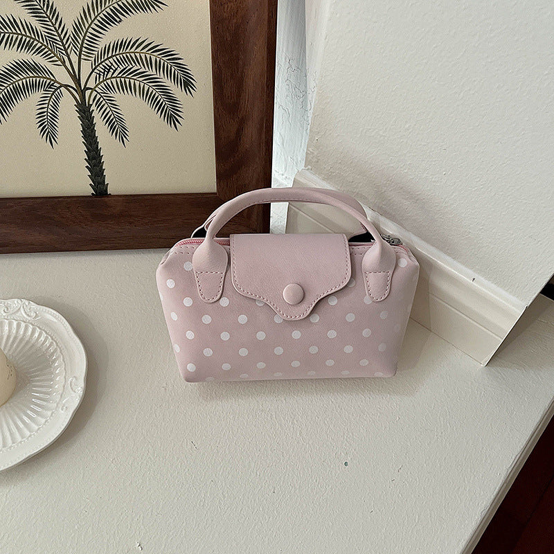WoStylish Polka Dot Handtasche Karnz