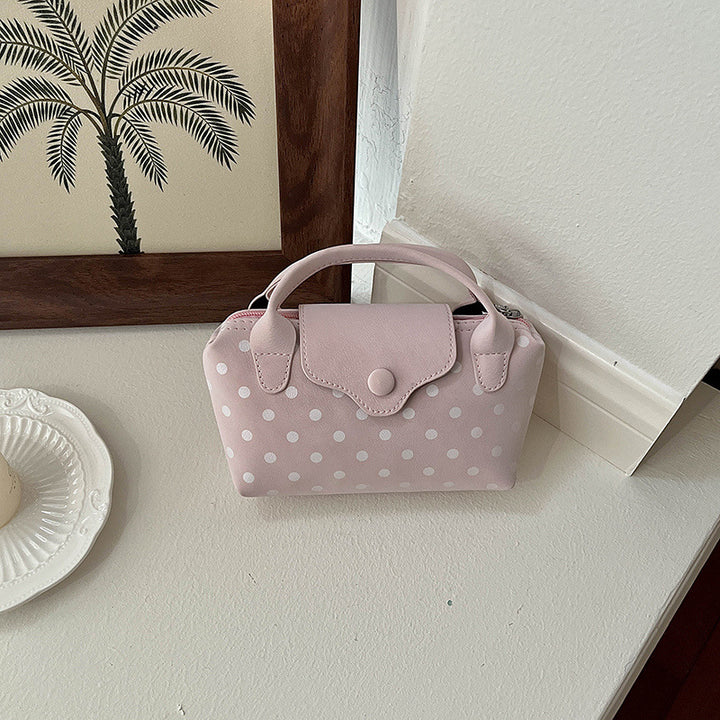 WoStylish Polka Dot Handtasche Karnz