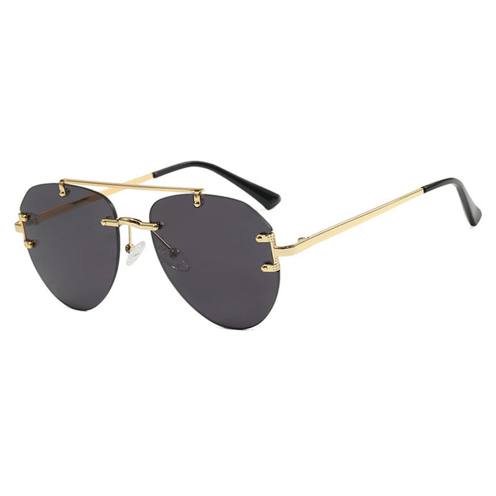 Damen trendige Sonnenbrille im eleganten, polygonalen Design Karnz