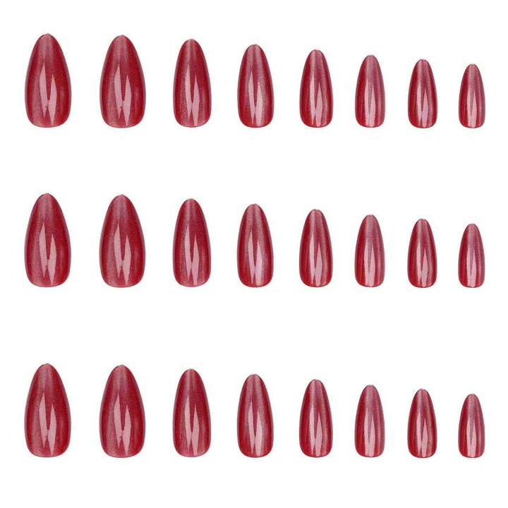 Luxuriöses Glänzendes Druck-Nagelset Karnz
