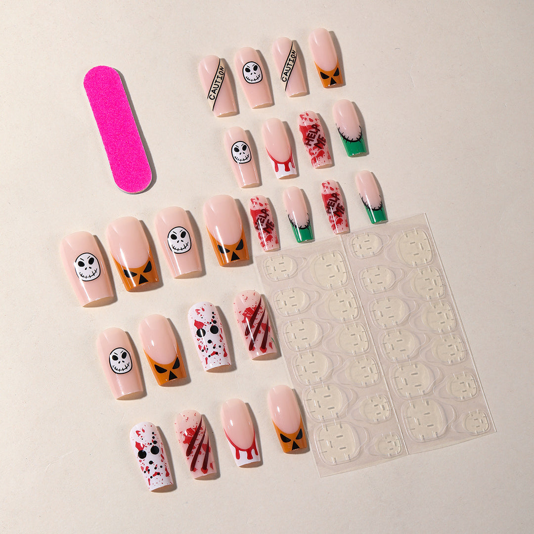 Spooky Themed 3D Nail Art Extensions Karnz