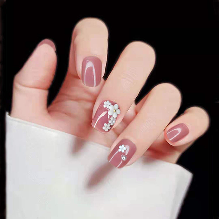 Künstliche Nagelspitzen mit Schleifen-Design Karnz