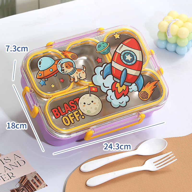 Spaß-Themen Multi-Sektion Lunchbehälter