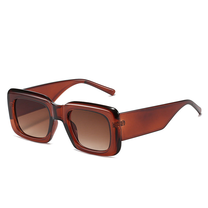 Damen quadratische Modetrends Sonnenbrille Karnz