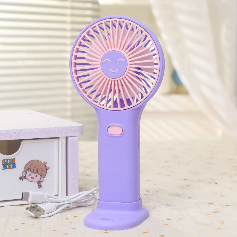 Damen Tragbarer Handventilator mit ergonomischer Form und USB-Ladefunktion Karnz