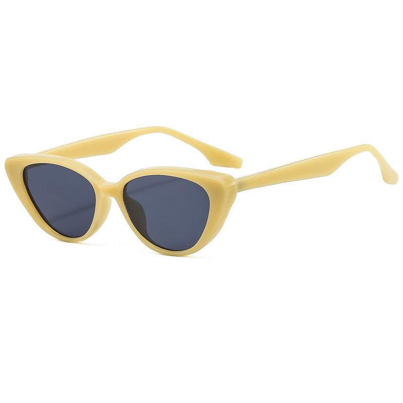 Damen Cat-Eye Sonnenbrille mit modernem extremen Rahmen Karnz