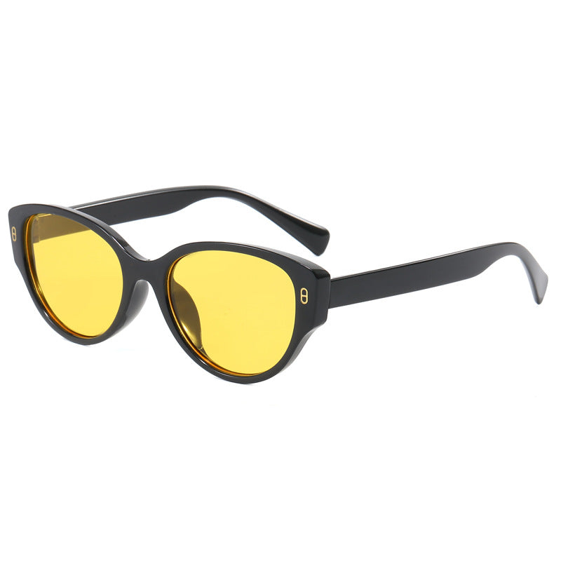 Damen Cat-Eye Sonnenbrille mit modernem Kunststoffrahmen Karnz