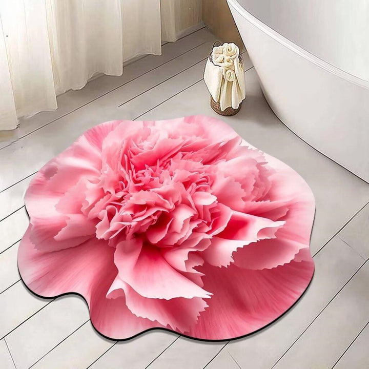 Blumenförmige Badematte