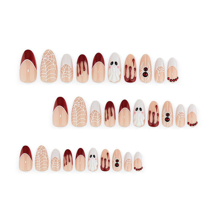 Halloween Kunstnagelset mit Gruselmotiven Karnz