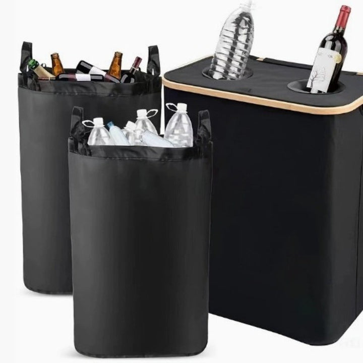 Multifunktionale Wäscheaufbewahrungsbox mit Bambusdeckel Karnz