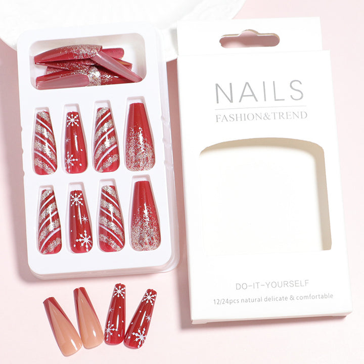 Festliches Selbstklebendes Nagelkunstset Karnz
