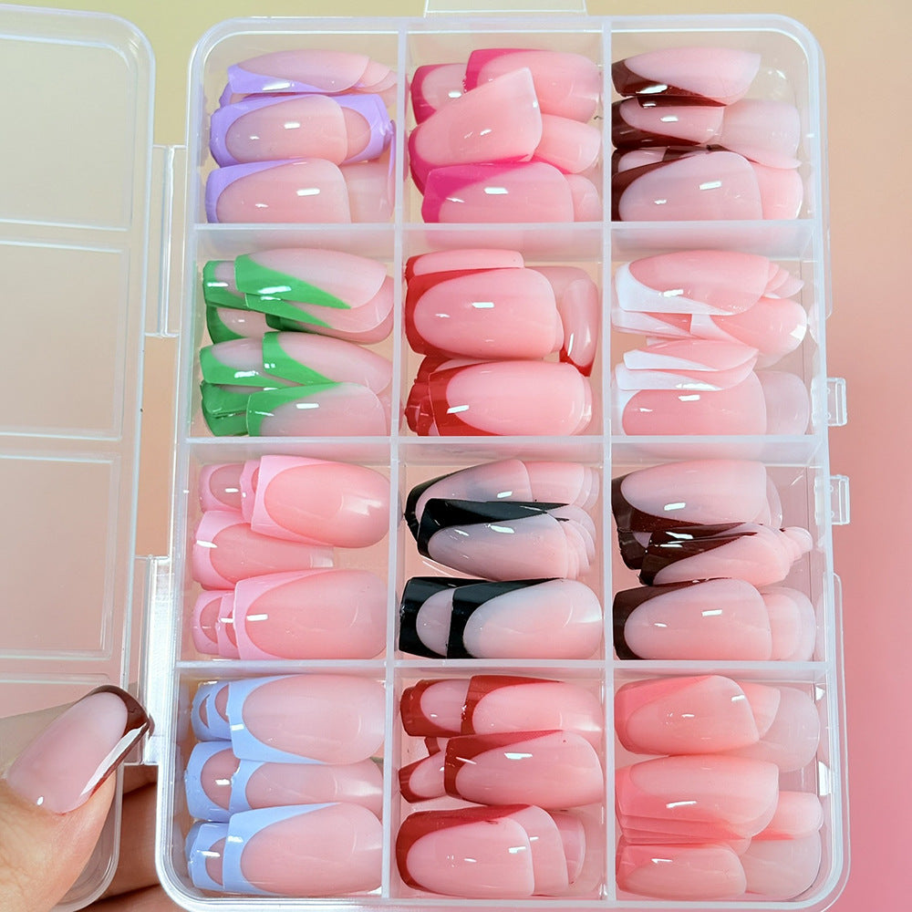 Vielseitiges Press-On Nagelset Karnz
