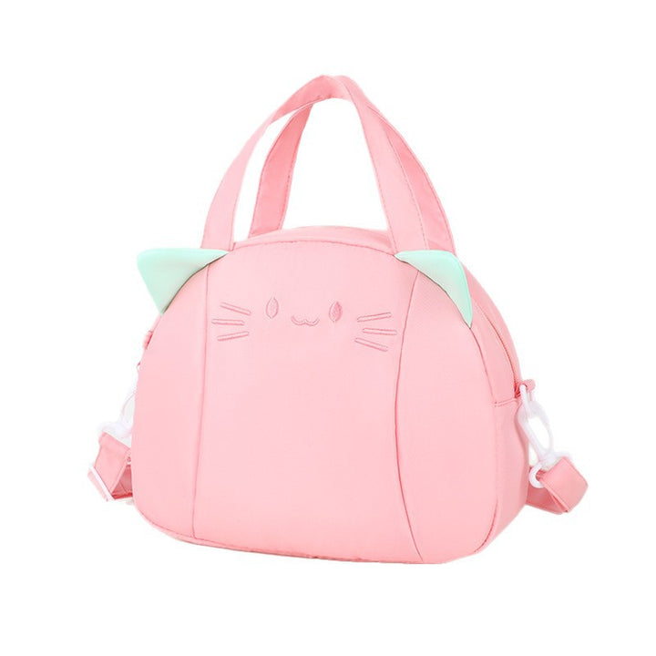 Süße Katzenmotiv isolierte Lunch-Tasche
