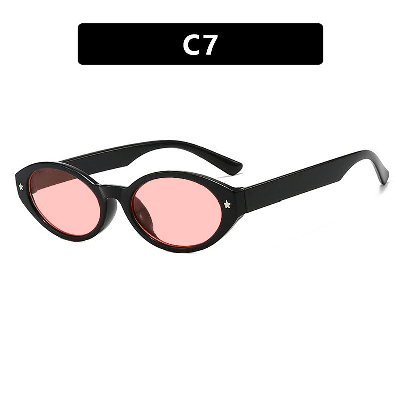 Damen Cat-Eye Sonnenbrille mit elegantem Tragetaschen-Design Karnz