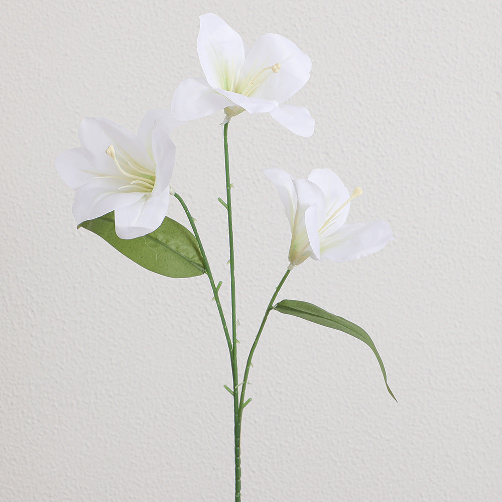 Künstlicher Lilienstängel mit filigranen Blüten Karnz