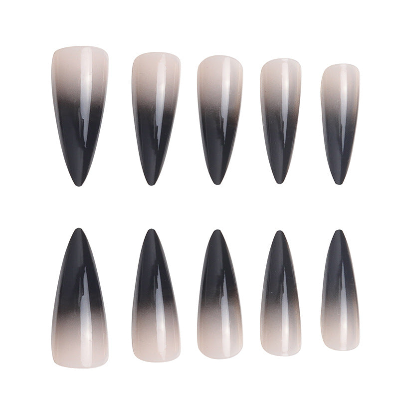 Ombre Stiletto Nagelverlängerungen Karnz